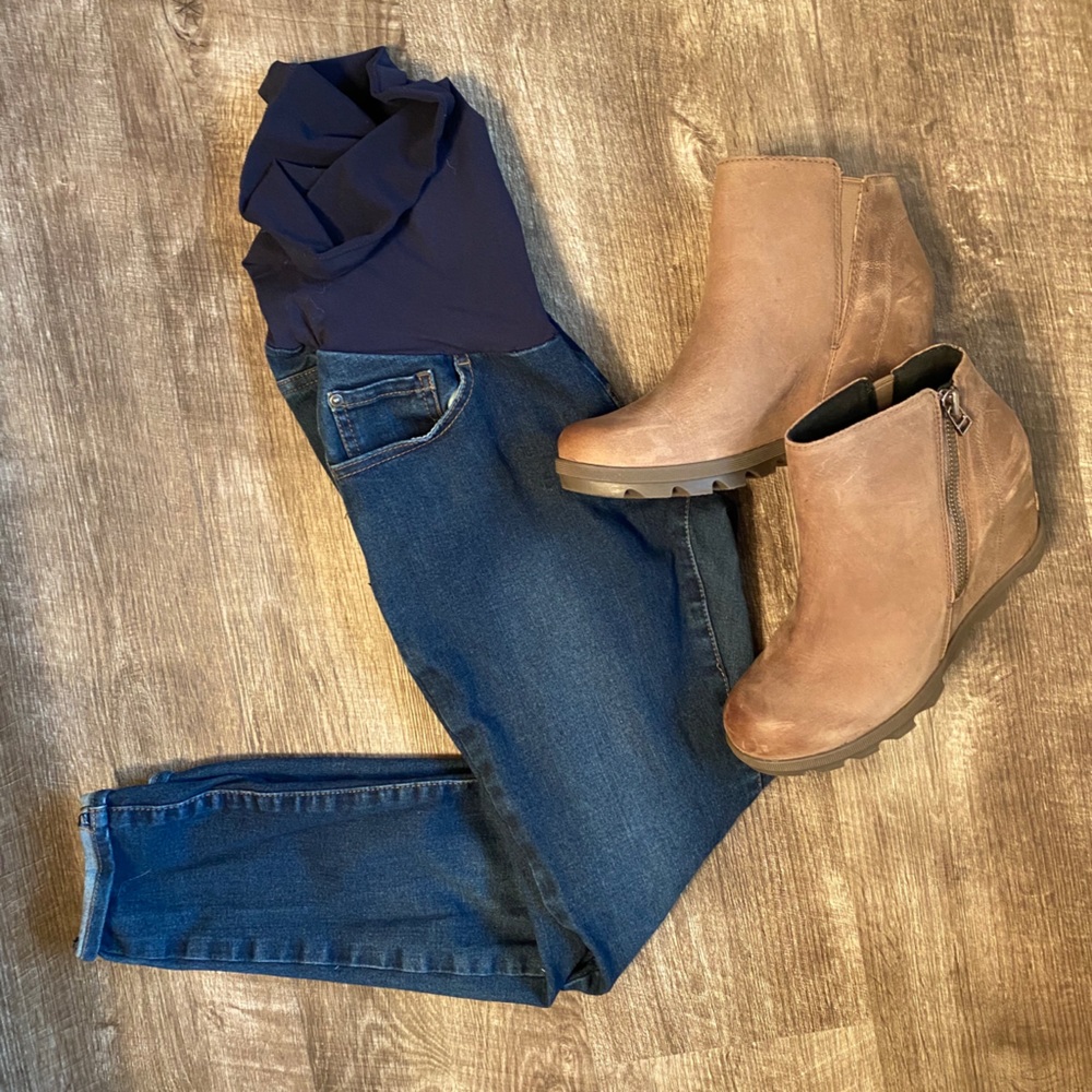 Pea in a Pod Lux maternity skinny jeans